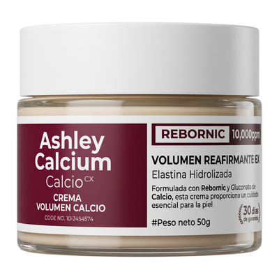 Ashley Calcium — Crema de Volumen Facial Calcio Iónico 10.000 ppm · 50 ml