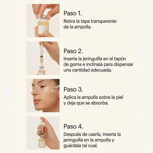 Ashley Silk — Ampolla de Pépticos de Seda y 30 Péptidos Efecto Tensor Visible Sin Agujas · 30 ml
